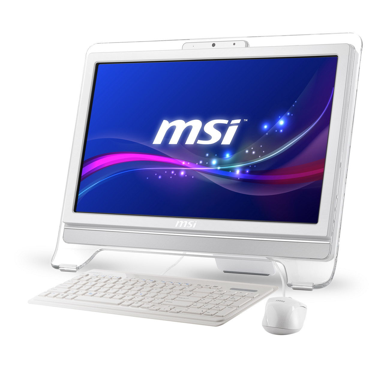 MSI AE2050-WE4504G50S7PM AMD E E-450 50.8 cm (20") 1600 x 900 pixels Touchscreen All-in-One PC 4 GB DDR3-SDRAM 500 GB HDD Windows 7 Home Premium White