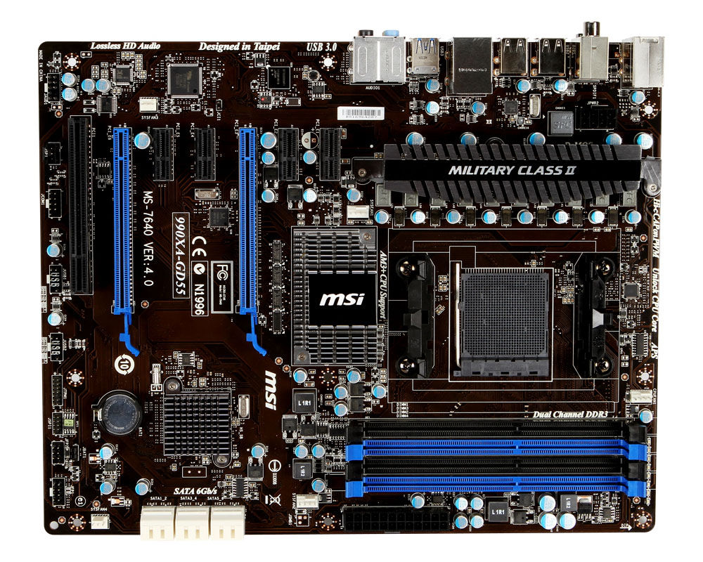 MSI 990XA-GD55 AMD 990X Socket AM3+ ATX