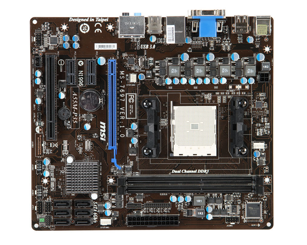 MSI A55M-P35 AMD A55 Socket FM1 micro ATX