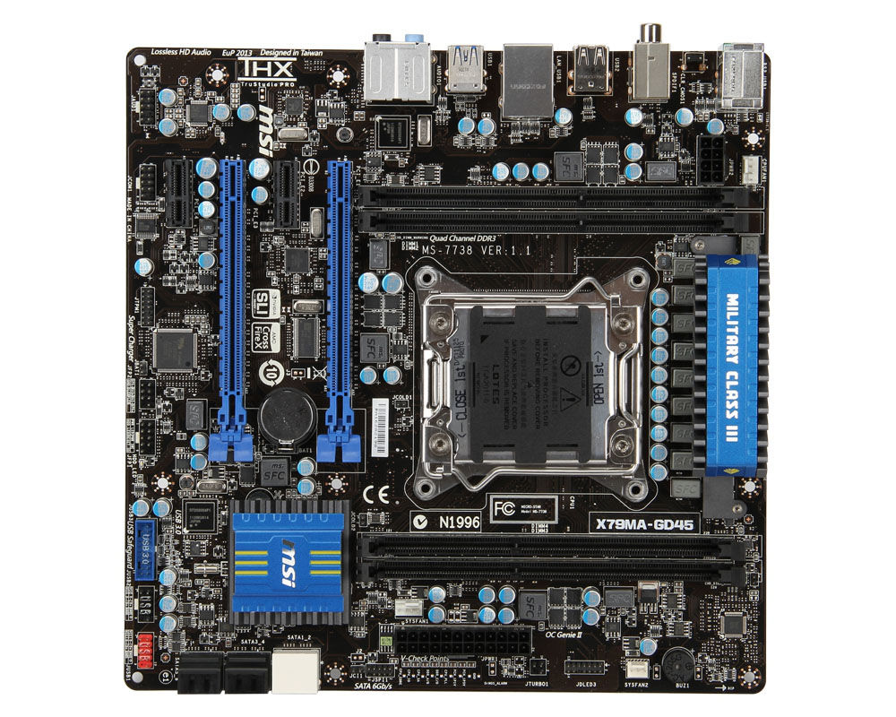 MSI X79MA-GD45 Intel X79 LGA 2011 (Socket R)