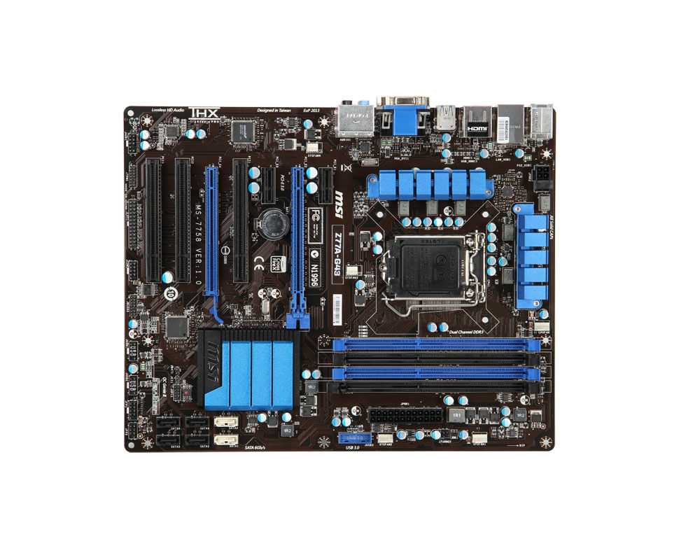 MSI Z77A-G43 Intel Z77 LGA 1155 (Socket H2) ATX