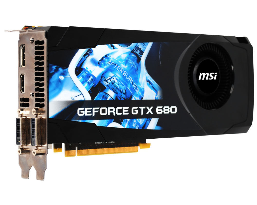MSI 912-V801-1233 graphics card NVIDIA GeForce GTX 680 2 GB GDDR5