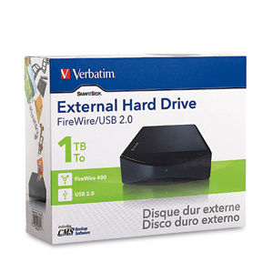 Verbatim FireWire/USB Desktop Hard Drive internal hard drive 1 TB 7200 RPM