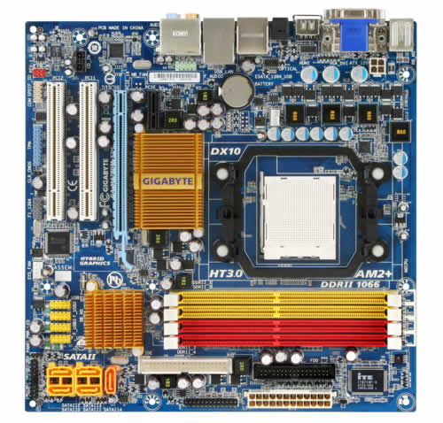 GIGABYTE GA-MA78GM-S2H motherboard AMD 780G Socket AM2 micro ATX