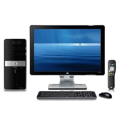 HP Pavilion Elite m9170 + w2408h Vivid Color 24" Wide flat panel monitor