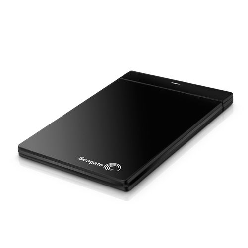 Seagate 500GB Slim Portable Mac external hard drive Variable 2.5" USB 2.0 Black