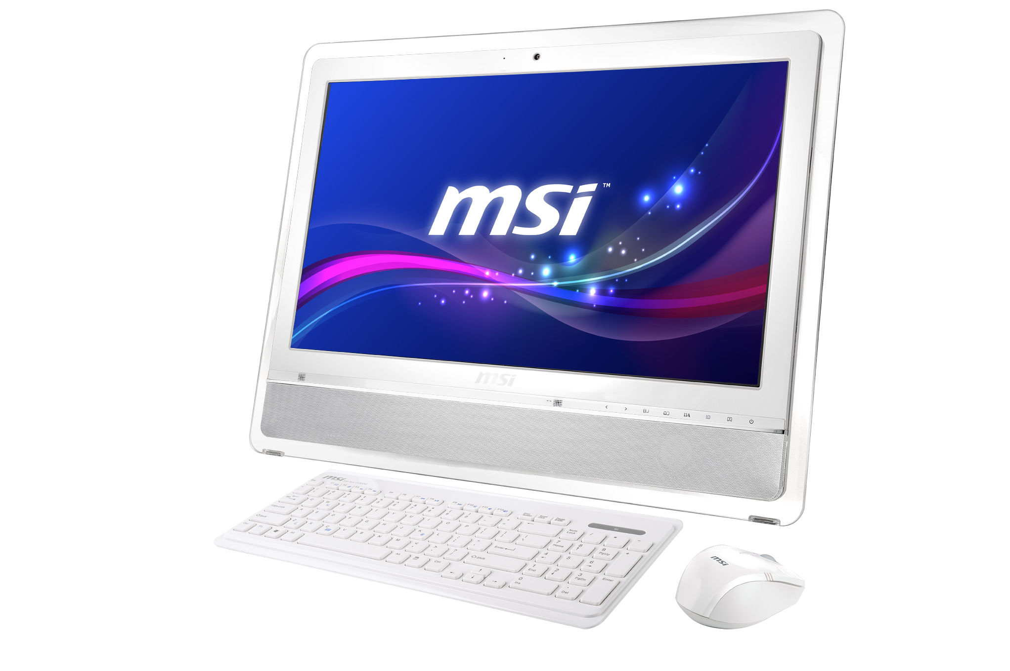 MSI AE2410 Intel® Pentium® B960 59.9 cm (23.6") 1920 x 1080 pixels Touchscreen 4 GB DDR3-SDRAM 500 GB HDD Windows 7 Home Premium Wi-Fi 4 (802.11n) White