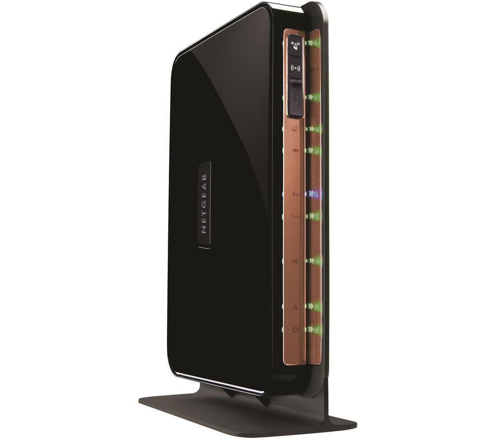 NETGEAR DGND4000 wireless router Gigabit Ethernet Dual-band (2.4 GHz / 5 GHz) Black