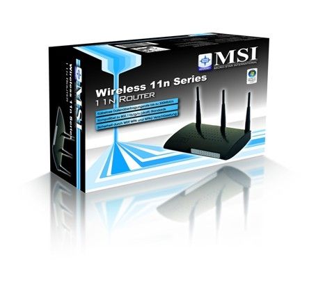 MSI RG70SE wireless router Black