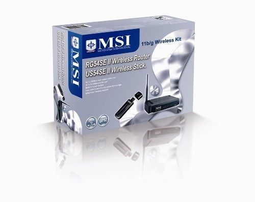MSI Wireless Starter Kit wireless router Black