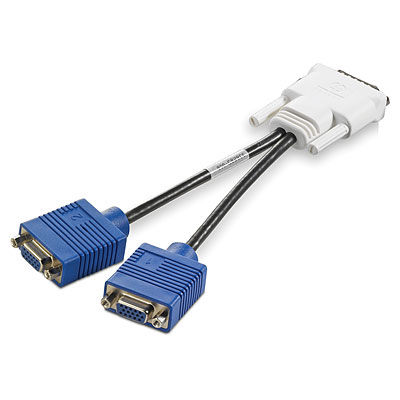 HP DMS-59 to Dual VGA Cable Kit 0.19 m 2 x VGA (D-Sub)
