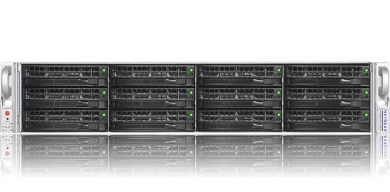 NETGEAR ReadyNAS 3200 Rack (2U) 4 GB 12 TB Black