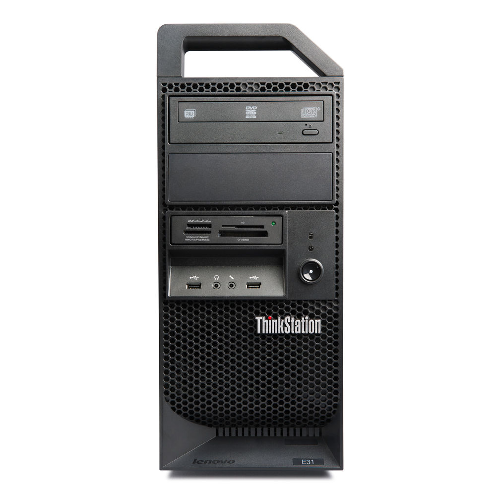 Lenovo ThinkStation E31 Intel® Core™ i7 i7-3770 4 GB DDR3-SDRAM 1 TB HDD Windows 7 Professional Tower Workstation Black
