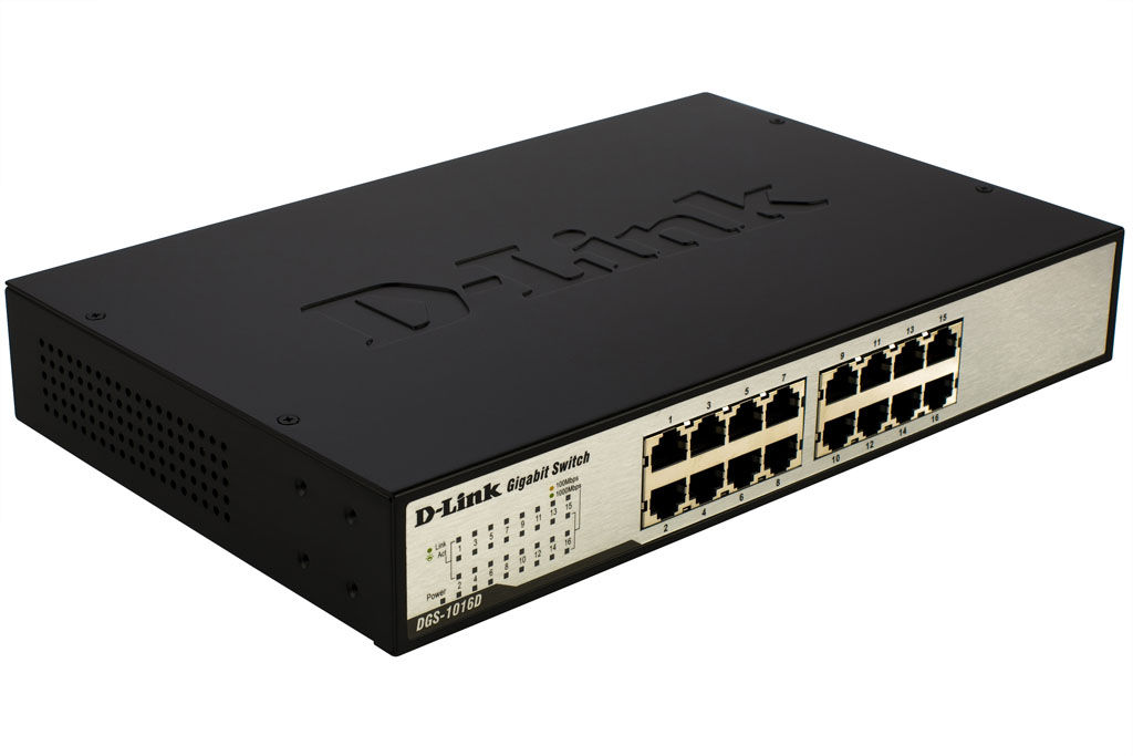 D-Link 16-ports Gigabit Unmanaged Switch Black
