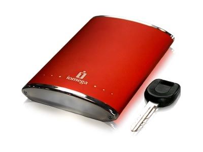 Iomega eGo 350GB Portable Hard Drive Red external hard drive 5400 RPM 2.5"
