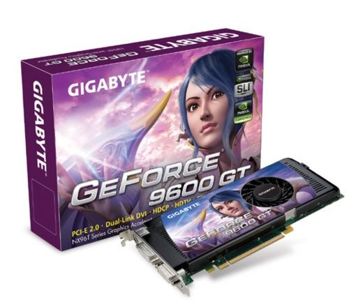 GIGABYTE NVIDIA GeForce 9600GT GeForce 9600 GT GDDR3