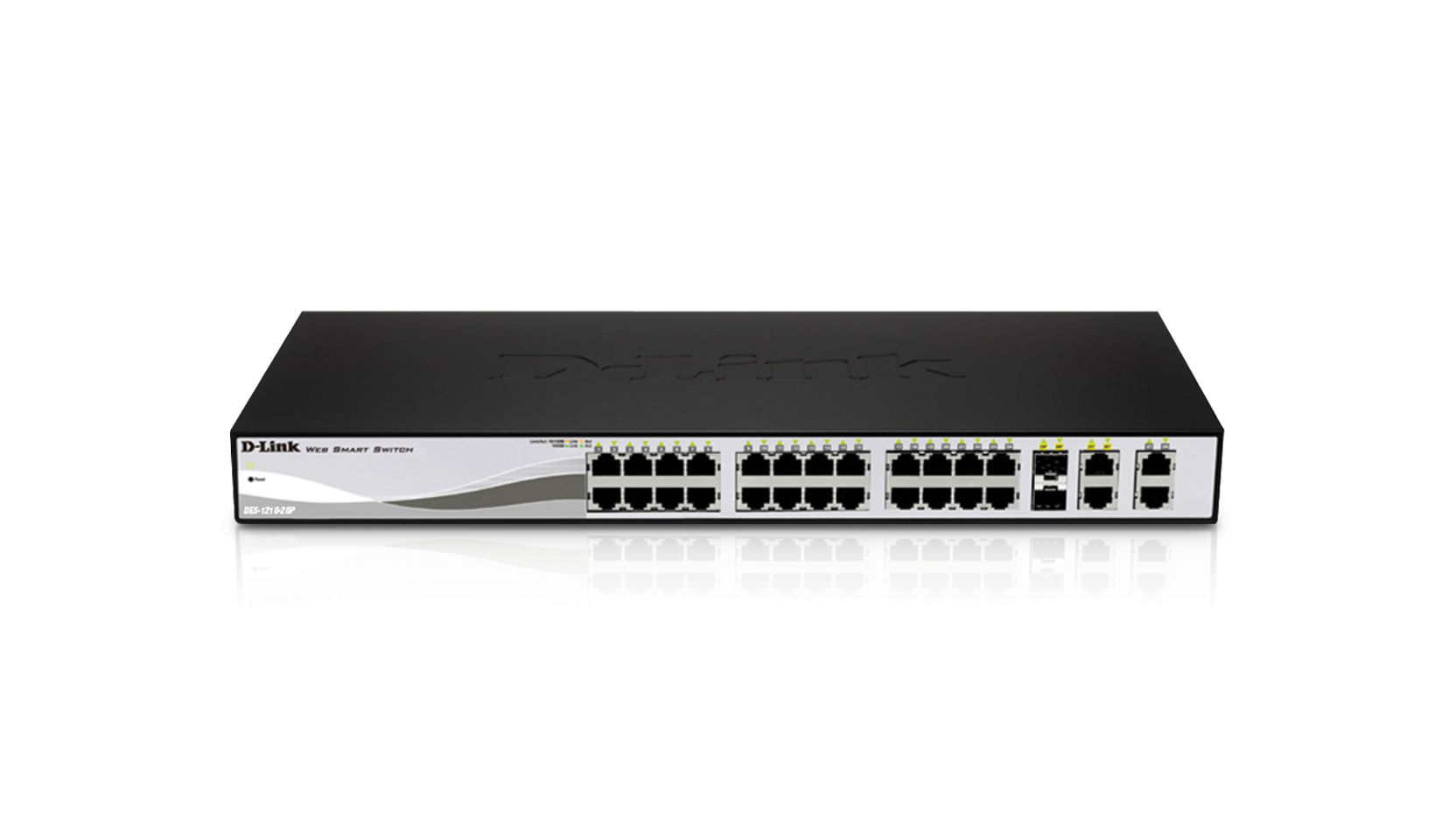 D-Link DES-1210-28P Managed L2 Power over Ethernet (PoE) 1U Black