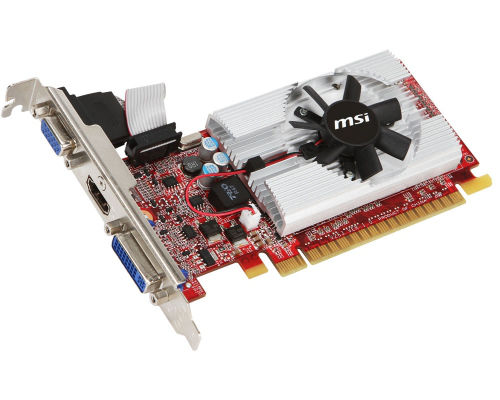 MSI N610GT-MD1GD3/LP graphics card NVIDIA GeForce GT 610 1 GB GDDR3