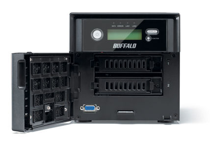 Buffalo TeraStation 5200 Storage server Intel Atom® 2 GB DDR3 8 TB HDD Black