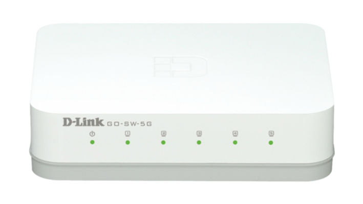 D-Link GO-SW-5G Unmanaged L2 Gigabit Ethernet (10/100/1000) White