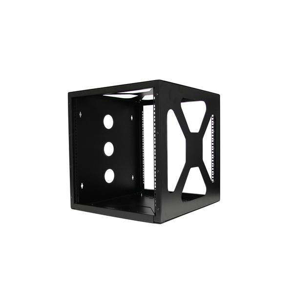 StarTech.com RK1019SIDEM rack cabinet 10U Wall mounted rack Black
