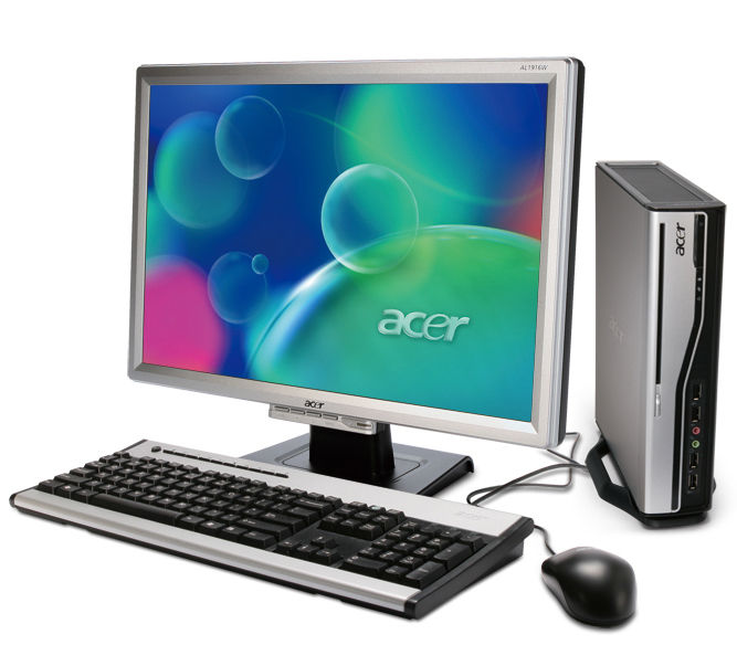 Acer Veriton L460 + ERGO + X193W LCD Intel® Pentium® Dual-Core 1 GB DDR2-SDRAM 160 GB Windows XP Professional PC