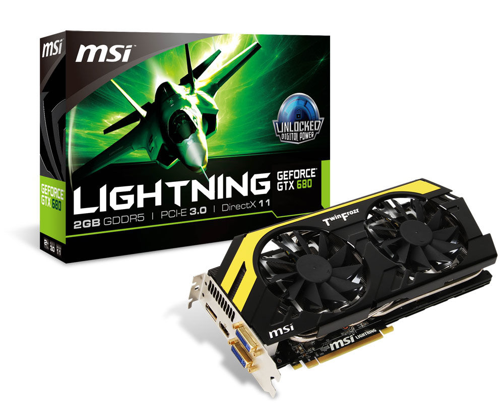MSI V283-005R graphics card NVIDIA GeForce GTX 680 2 GB GDDR5