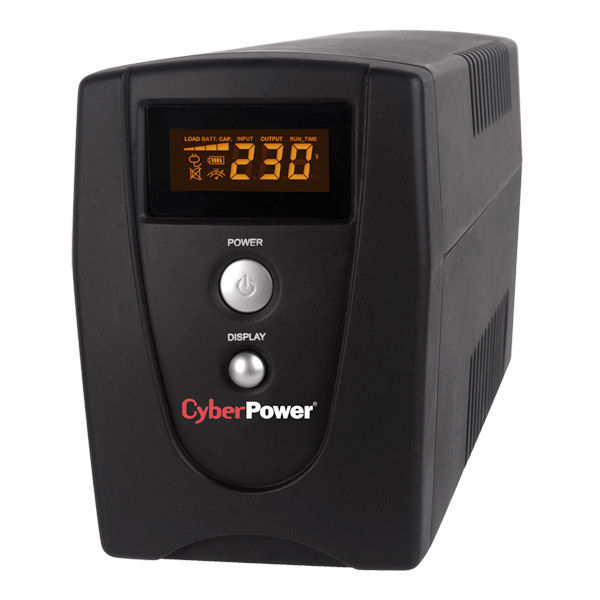 CyberPower VALUE800ELCD uninterruptible power supply (UPS) 0.8 kVA 480 W 2 AC outlet(s)