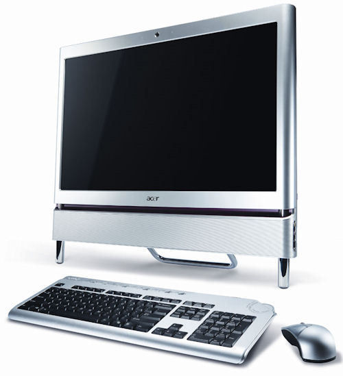 Acer Z5610 Intel® Core™2 Quad Q8200 58.4 cm (23") 1920 x 1080 pixels Touchscreen 4 GB DDR3-SDRAM 1 TB HDD NVIDIA® GeForce® G210M Windows 7 Home Premium Silver