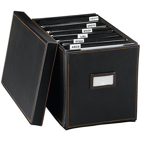Case Logic Collapsible Media Storage Box optical disc storage box Black Koskin
