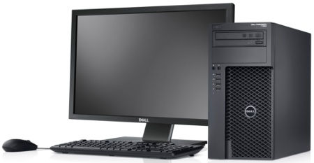 DELL Precision T1650 Intel® Core™ i5 i5-3470 4 GB DDR3-SDRAM 2.51 TB HDD,SSD Windows 7 Professional Workstation Black