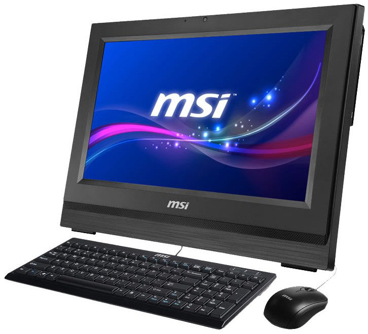 MSI AP1941 Intel Atom® D2500 47 cm (18.5") 1366 x 768 pixels Touchscreen 2 GB DDR3-SDRAM 500 GB HDD FreeDOS Black