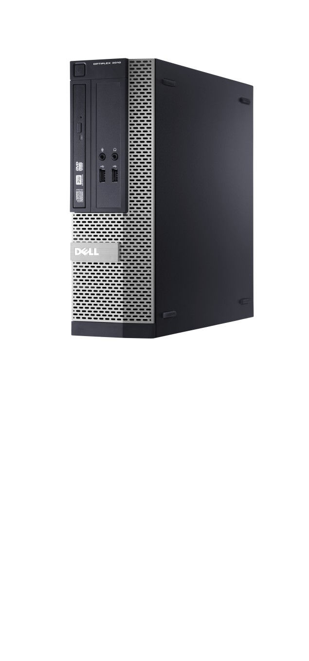 DELL OptiPlex 3010 + 1250c Intel® Core™ i3 i3-2120 4 GB DDR3-SDRAM 250 GB Windows 7 Professional SFF PC Black