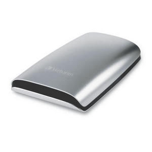 Verbatim 2.5'' Portable Hard Drive FireWire/USB 2.0 160GB external hard drive 5400 RPM Silver