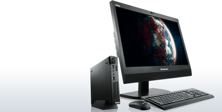 Lenovo ThinkCentre M72e Intel® Celeron® G460 2 GB DDR3-SDRAM 320 GB Windows 7 Professional USFF PC Black