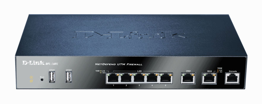 D-Link DFL-260E hardware firewall 0.15 Gbit/s