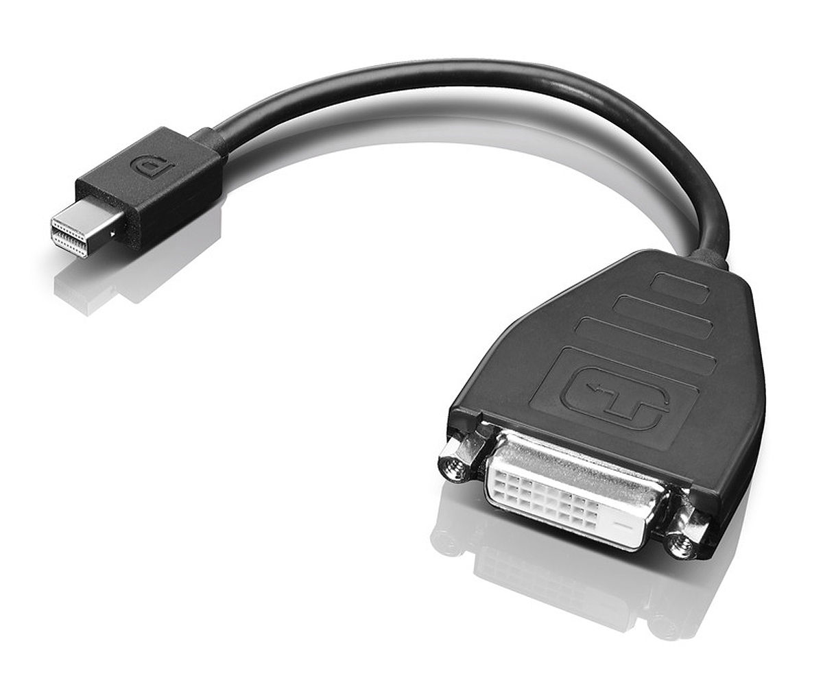 Lenovo 0B47090 video cable adapter 0.2 m Mini-DisplayPort SL-DVI Black