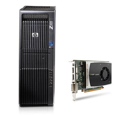 HP 600 + NVIDIA Quadro 2000 Intel® Xeon® 5000 Sequence E5645 6 GB DDR3-SDRAM Windows 7 Professional Mini Tower Workstation