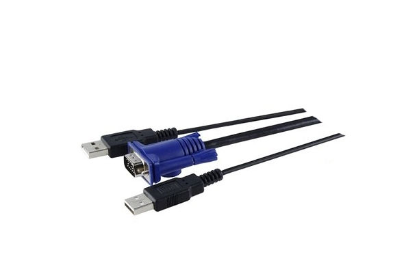 Fujitsu 2xUSB, VGA Y-shape KVM cable
