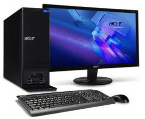 Acer Aspire 430-MW34S AMD E E-300 1 GB DDR3-SDRAM 320 GB Windows 7 Starter Desktop PC Black