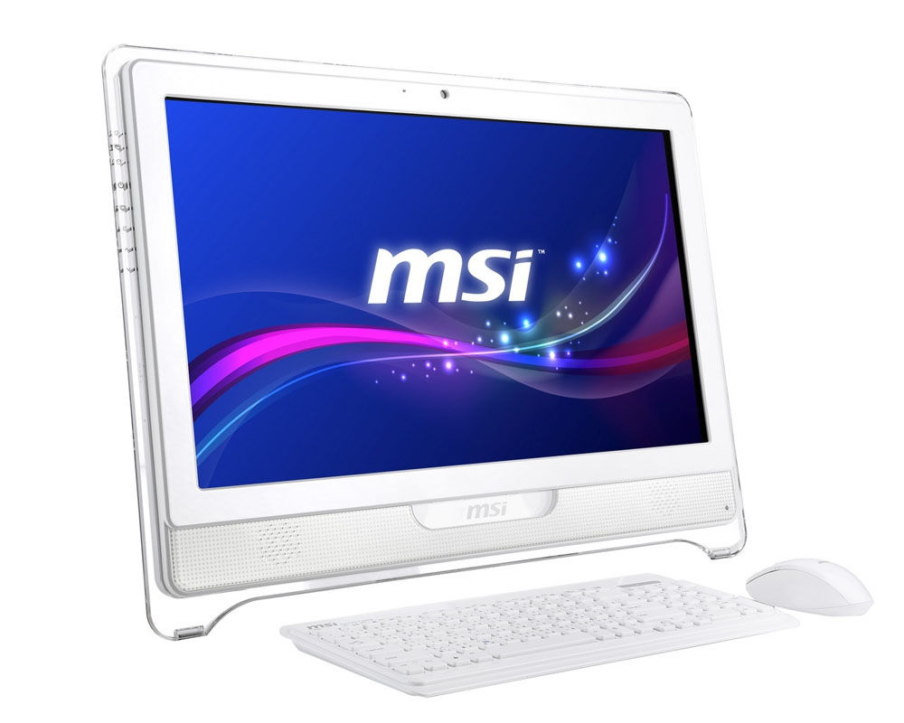 MSI Wind Top AE2050-083NE Intel® Core™ i3 i3-2120 54.6 cm (21.5") 1920 x 1080 pixels Touchscreen 4 GB DDR3-SDRAM 500 GB HDD Windows 7 Home Premium White