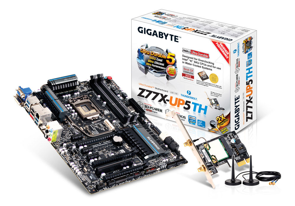 GIGABYTE GA-Z77X-UP5 TH motherboard Intel Z77 LGA 1155 (Socket H2) ATX