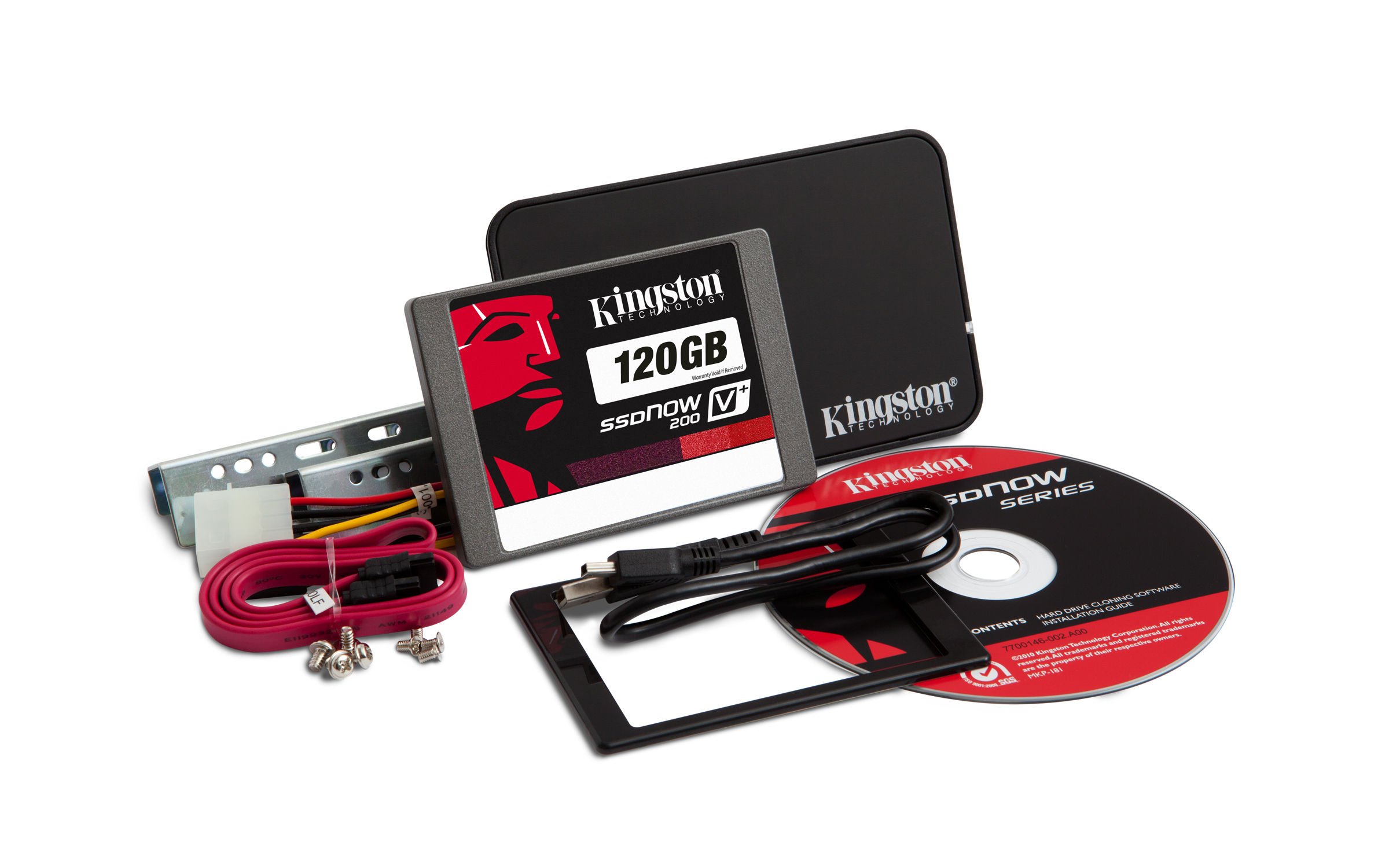 Kingston Technology SSDNow V+200 + Combo Kit 120 GB 2.5" Serial ATA III