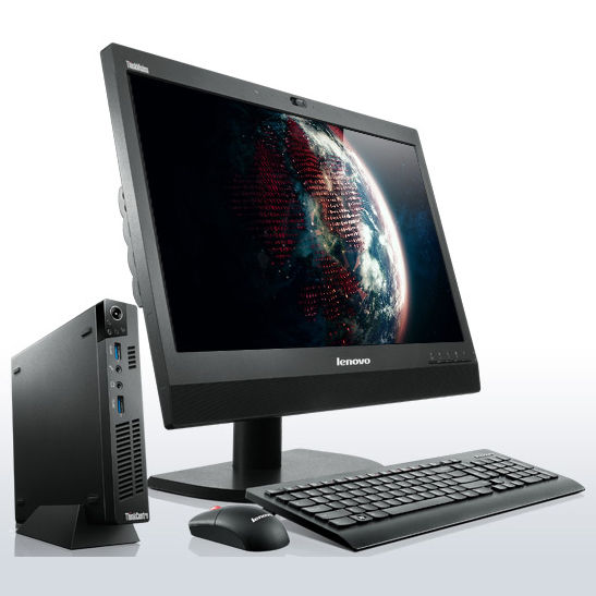 Lenovo ThinkCentre M92 Intel® Core™ i3 i3-2120T 4 GB DDR3-SDRAM 320 GB Windows 7 Professional USFF PC Black