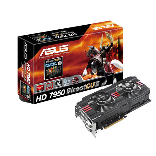 ASUS 90-C1CRX0-U0UAY0BZ graphics card AMD Radeon HD7950 3 GB GDDR5