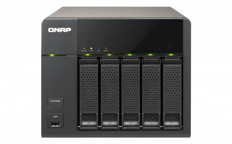 QNAP TS-569L 10TB Tower Intel Atom® D2700 1 GB DDR3 QNAP Turbo System Black