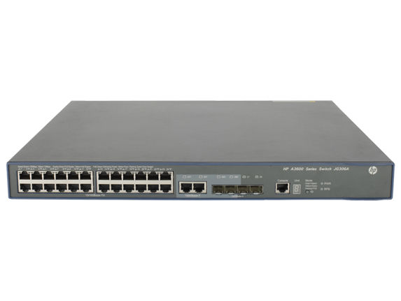 HP 3600-24-PoE+ v2 SI Managed L3 Fast Ethernet (10/100) Power over Ethernet (PoE) 1U Black