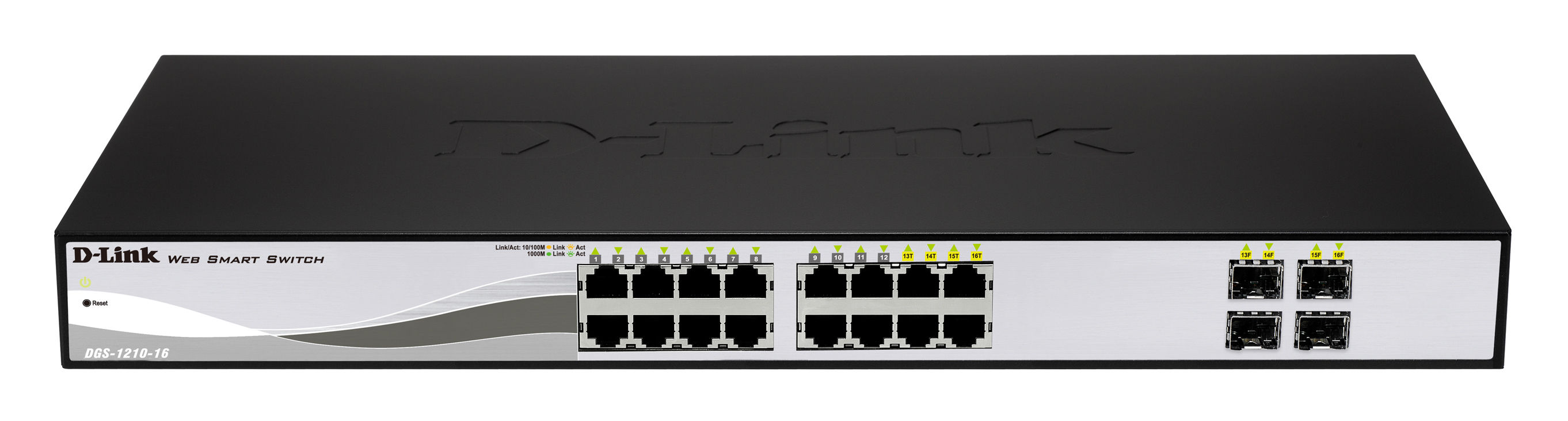D-Link DGS-1210-16 Managed L2 Power over Ethernet (PoE) Black