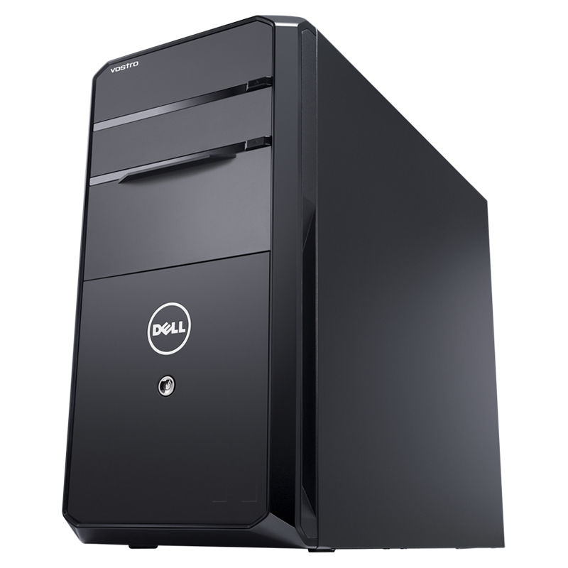 DELL Vostro 470 Intel® Core™ i7 i7-3770 4 GB DDR3-SDRAM 1 TB AMD Radeon HD 7570 Windows 7 Professional PC Black