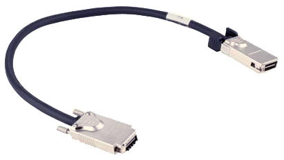 D-Link 0.5m CX4 InfiniBand/fibre optic cable Black